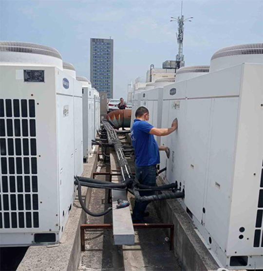 蓬江中央空调制热和不制冷系统维修方法